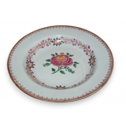 Assiette creuse en porcelaine chinoise