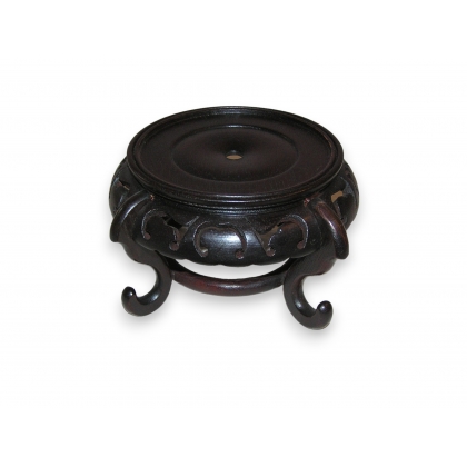 Socle chinois en bois pour bol