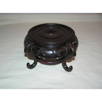 Stand chinese wood bowl