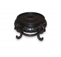 Socle chinois en bois pour bol