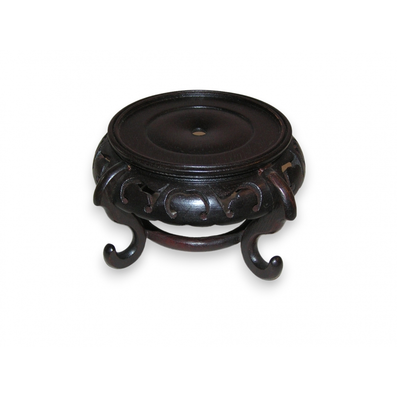 Socle chinois en bois pour bol
