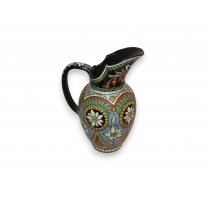 Pot à eau de Thoune en faïence, décor émaillé