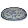 Porcelain dish, blue and white design, by  Moinat SA  - Antiques and home décor
