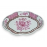 Petit plat en porcelaine, Famille rose