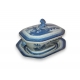 Soupière avec présentoir en porcelaine