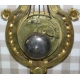 Pendule Louis XVI "Lyre" en bronze doré