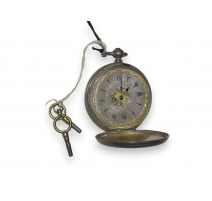 Montre réveil en argent de Le Roy, Paris