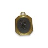 Petite plaque en bronze \"Portrait\"