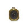 Petite plaque en bronze "Portrait"