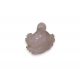 Flacon à tabac en quartz rose snuff