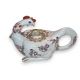 Petite théière en porcelaine, en forme de poule