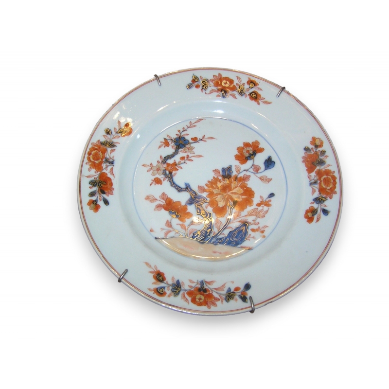Plate porcelain IMARI Moinat SA Antiquités décoration