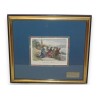 Gravure "Terrasse de l'Eglise"  sur Moinat SA  - Antiquités décoration -  Gravures, Lithos