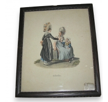 Gravure "Schwitz" signée König
