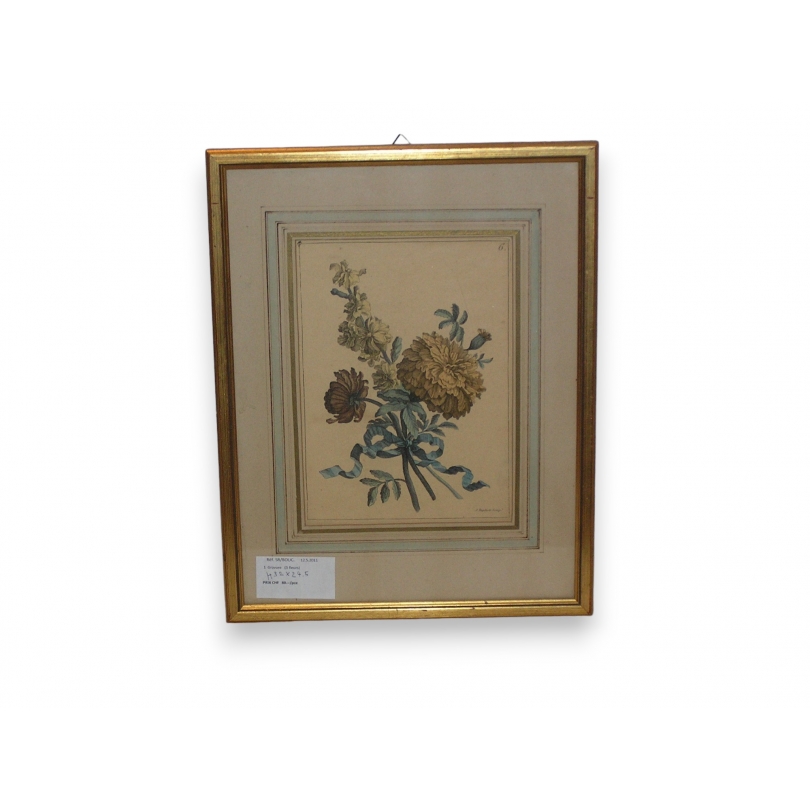 Radierung „3 Blumen“ von Moinat SA – Antiquitäten und Dekoration – Radierungen, Lithografien