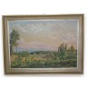 Paintings | Oil painting ‘Landscape’, signed A. BOREL 1947 Moinat SA  – Antiques and home décor