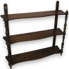 Turned walnut shelf, Switzerland, at Moinat SA – Antiques and home décor
