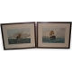 Paire de gravures "Marine"