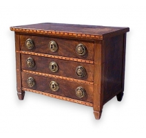 Victorian writing table with 3 drawers.