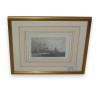 Engraving of "The Semaphore, Portsmouth" by Moinat SA – Antiques and decorative items – Engravings, lithographs