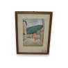 Aquarell „Ponte Tresa, Italien“ bei Moinat SA – Antiquitäten und Dekoration – Gouachen, Aquarelle, Pastelle