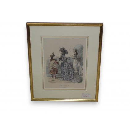 "Fashion" engraving by Moinat SA – Antiques and decorative items – Engravings, lithographs