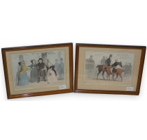 Paire de gravures anglaises