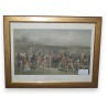 Engraving ‘Golfers’, reproduction by Moinat SA – Antiques and decorative items – Engravings, lithographs