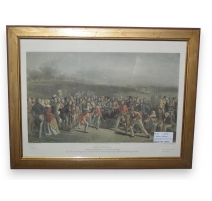 Gravure "Golfeurs", reproduction