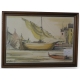 Aquarelle "Bateau" signée LE GREC 61