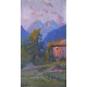 Painting "Mountain and Chalet"