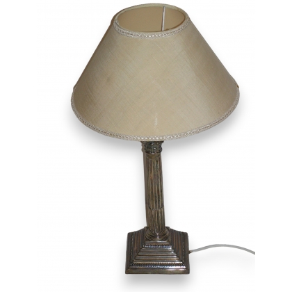  Bougeoir en argent, monté en lampe sur  Moinat SA  - Antiquités décoration