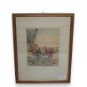 Radierung „Chasse à courre“, signiert mit „DE“, auf Moinat SA – Antiquitäten und Dekoration – Radierungen, Lithografien