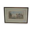 Gravure de VERNET "Les Jockeys montés"