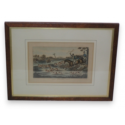 Engraving ‘Horses’, England, by Moinat SA – Antiques and decorative items – Engravings, lithographs
