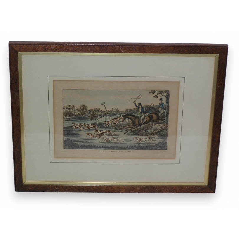 Gravure "Chevaux", Angleterre  sur Moinat SA  - Antiquités décoration -  Gravures, Lithos