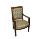Fauteuil Empire en acajou