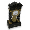 Pendule Napoléon III, bois noir