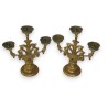 Pair of gilded candlesticks, Italy, at  Moinat SA  - Antiques and home décor
