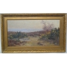 Tableau huile sur panneau "Les Genêts"