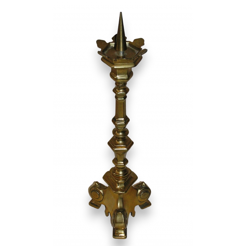 Porte-bougie en bronze