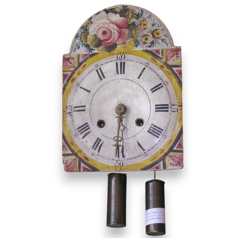  Pendule, décor peint, Allemagne sur  Moinat SA  - Antiquités décoration