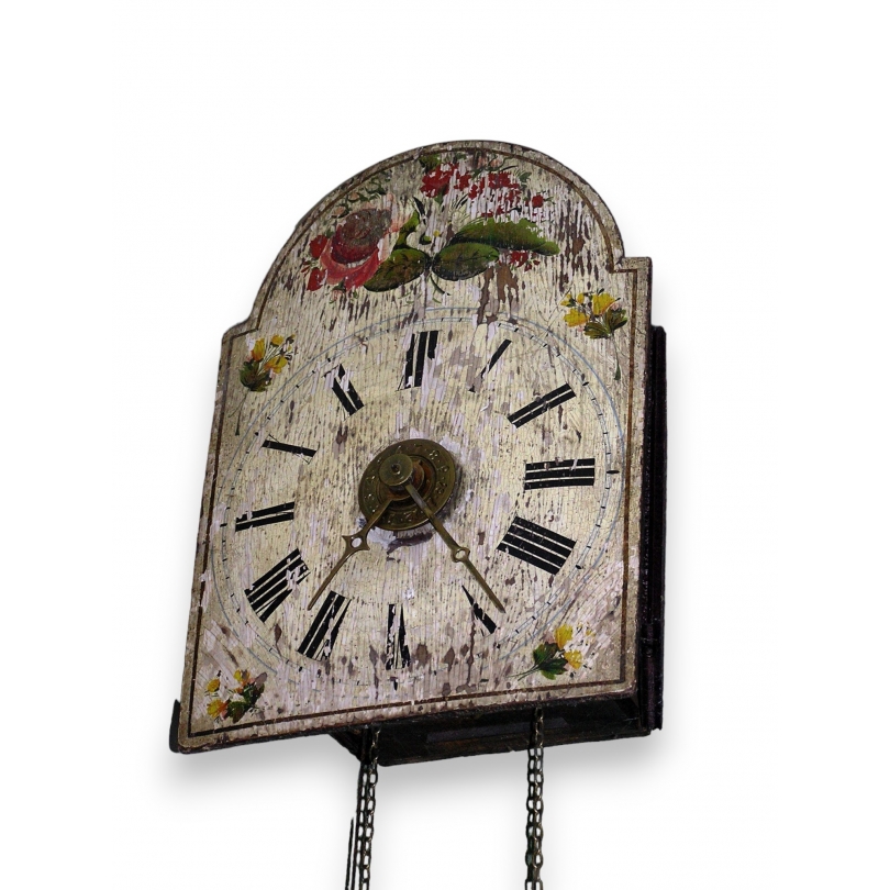Painted wooden ‘Forêt’ clock, Germany, at Moinat SA – Antiques and home décor