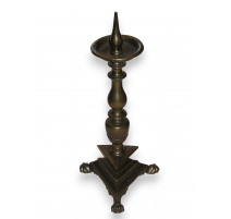 Bougeoir Baroque en bronze doré