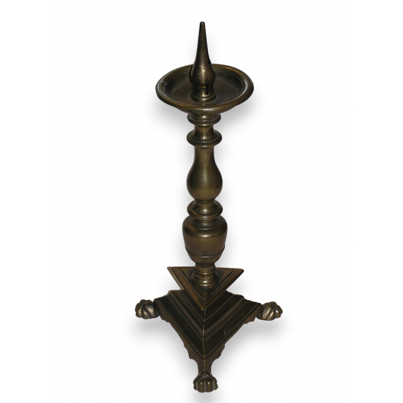 Bougeoir Baroque en bronze doré