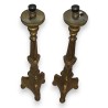 Pair of gilded wooden candlesticks from  Moinat SA  - Antiques and home décor