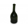 Bouteille de vin en verre, coloris vert