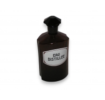 Bouteille de pharmacie "Eau distillée"