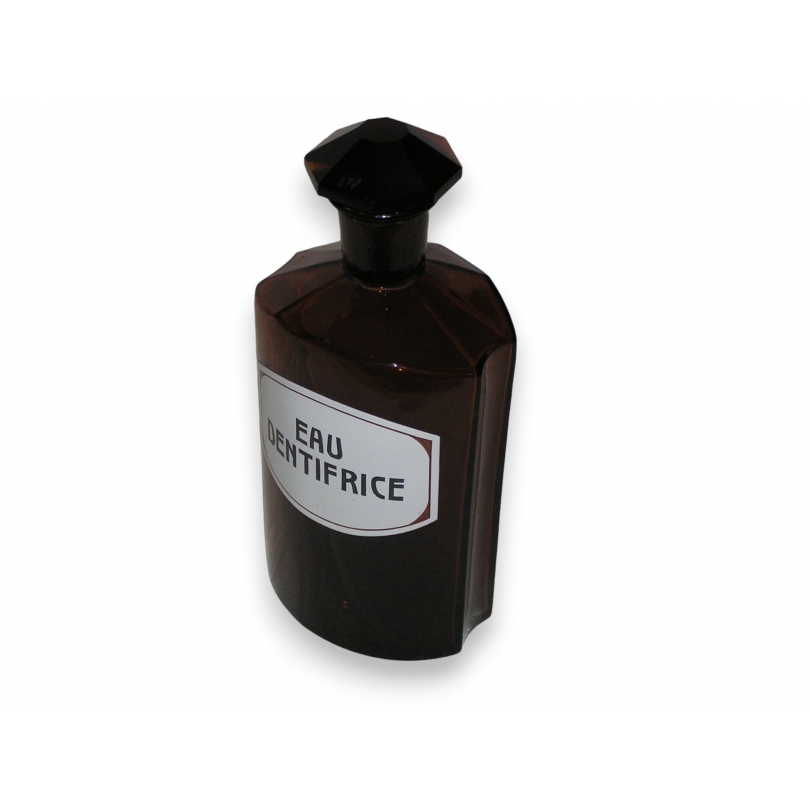Bouteille de pharmacie \"eau dentifrice\"