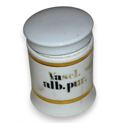 Pot de pharmacie \"Vasel. alb.pur.\"